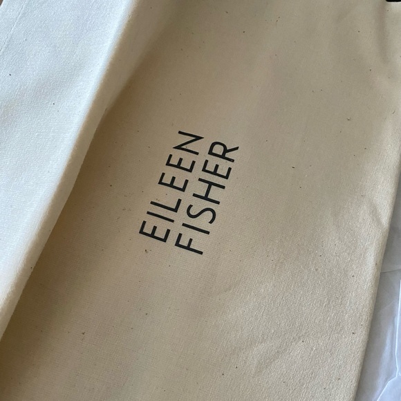 Eileen Fisher Nann Wedge Bootie in Leather Size 9 Sz 9 NIB New in box Black - Picture 5 of 12